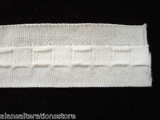   1" RUFFLETTE CURTAIN HEADER TAPE PRICED BY PER 2 METRE 