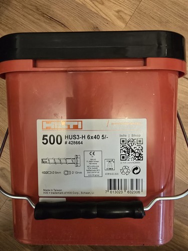Hilti hus3 x40mm box of - 6,