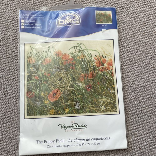 Dmc cross stitch kit poppies - dmc,