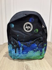 Hype Boys Backpack School Bag Neon Green Blue