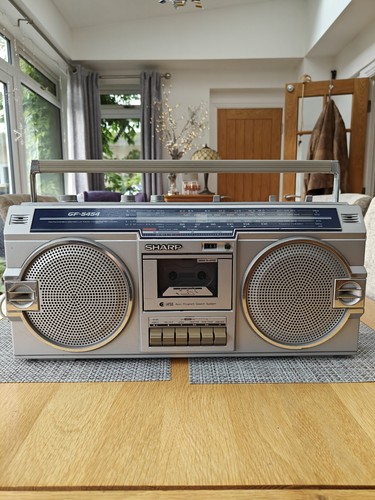 Stereo cassette player boombox - stereo,