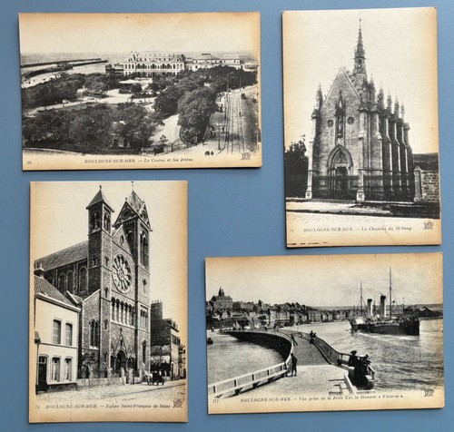 Boulogne sur mer - , postcards