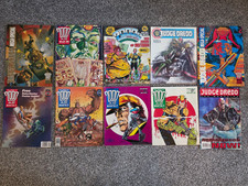 Judge Dredd 2000 ad comics x10