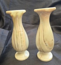 Pair of Vintage Onyx Stone