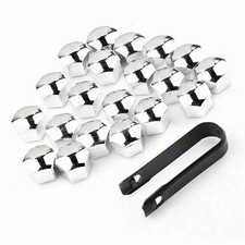 20PCS 17MM CHROME ALLOY CAR