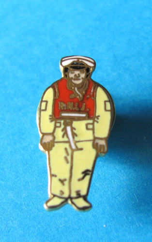 Vintage rnli lifeboat - lifeboat, man