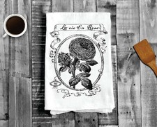 La Vie En Rose Tea Towel -