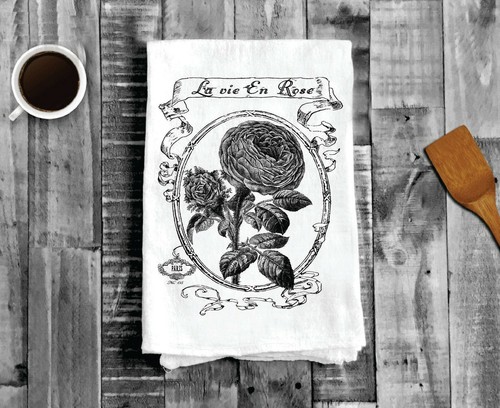 Vie rose tea - towel,
