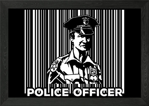 Police officer law - framed, wall