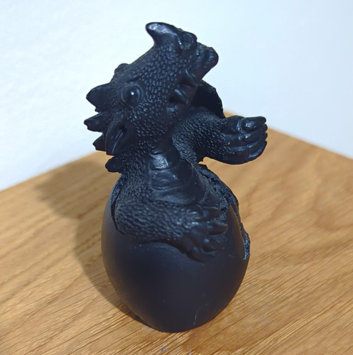 Classique coal dragon - coal, figurine