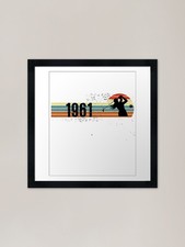 Golfer Vintage 1961 Birthday