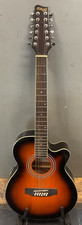 Stagg 12-String Guitar Electro-Acoustic Fishman SA40MJCFI/12-BS Mini-Jumbo