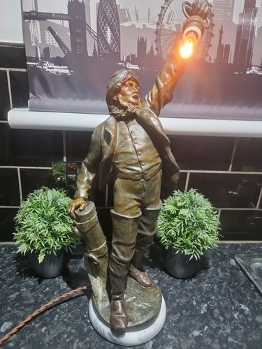 Spelter sailor captain - spelter,