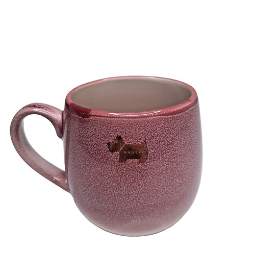 Pink radley mug with gold - pink,