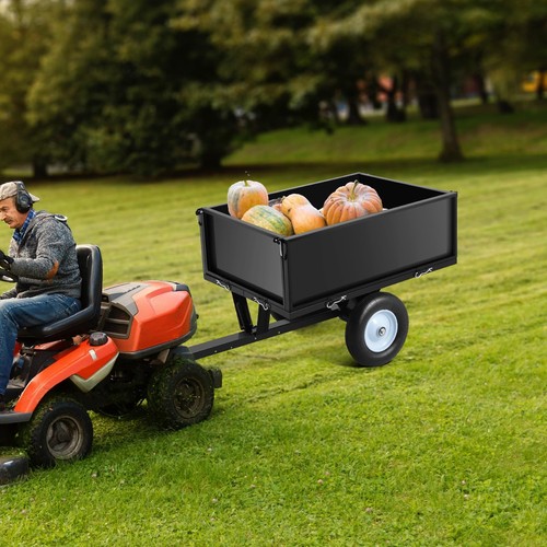 Steel dump cart ft - steel,