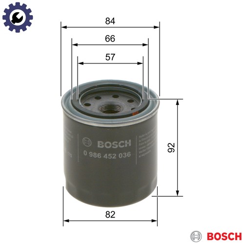 Oil filter 986 - 986, 036