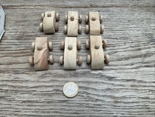 6 Model Wooden Cars By Yellow