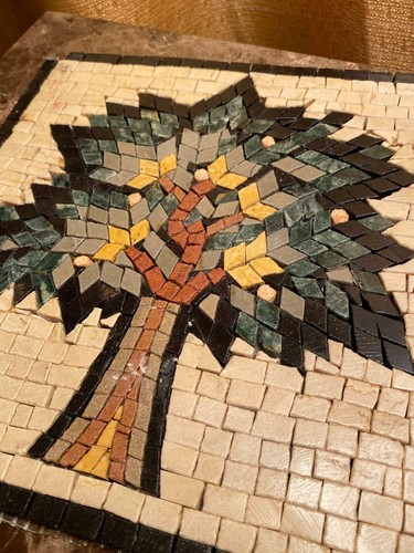 Vintage mosaic artwork - vintage, of
