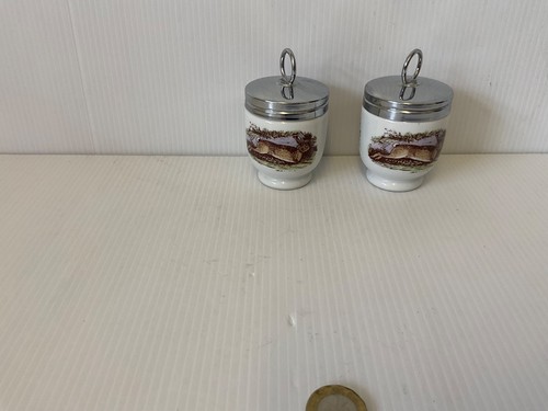 Pair royal worcester egg - ,