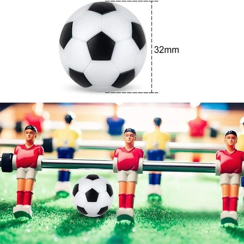 6pcs football table balls 32mm - 6pcs,