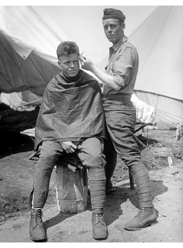 1920 the camp barber vintage - the,