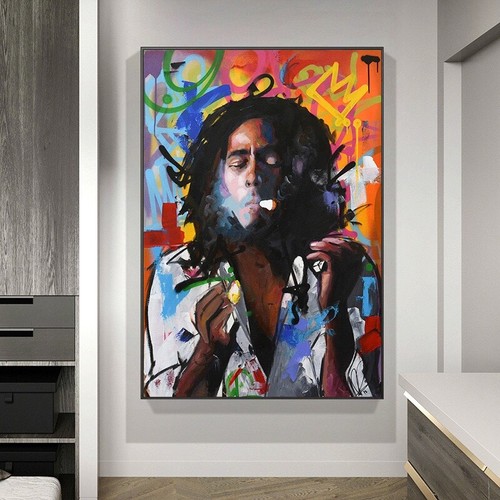 Bob marley graffiti - marley, canvas