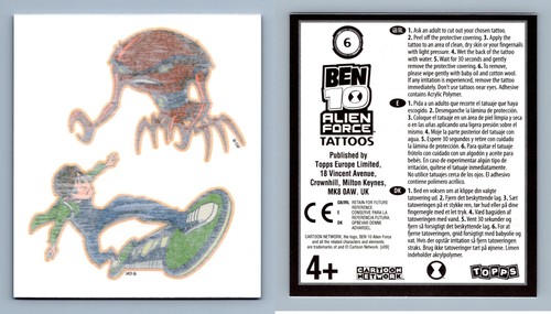Ben alien force 6 topps - force,