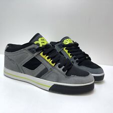 OSIRIS SHOES NYC 83 MID VLC CHARCOAL BLACK LIME TRAINERS  (UK 7 EUR 40.50)
