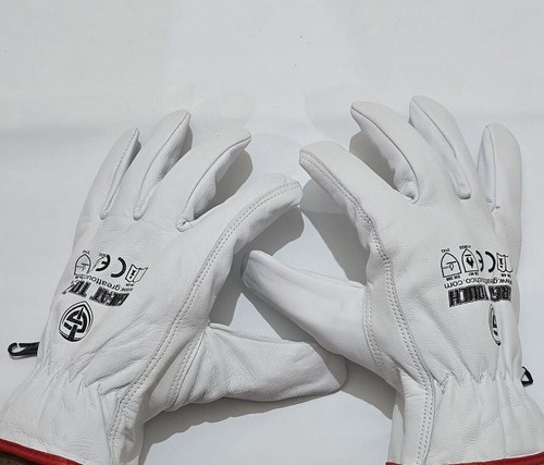 Winter gloves soft white goat - soft,
