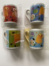 Vintage Set Of 4 Anchor Butter Anniversary Mugs