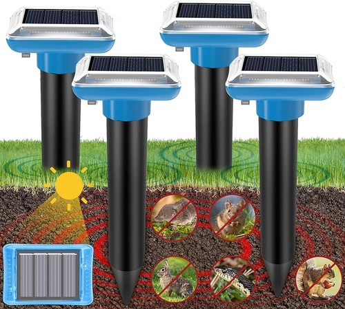 Mole repellent 4pcs solar - mole,