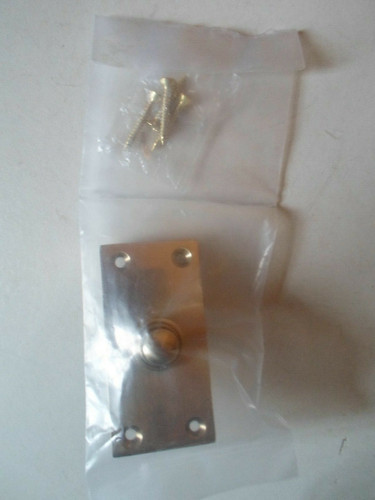 Rectangular brass doorbell - rectangular,