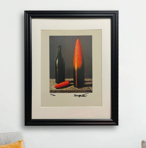 Rene magritte hand signed - magritte, hand-signed