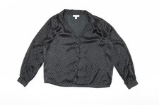 Topshop Women's Black Polka