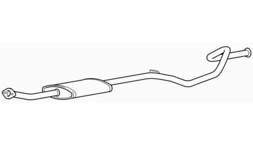 Quality centre exhaust - exhaust, middle