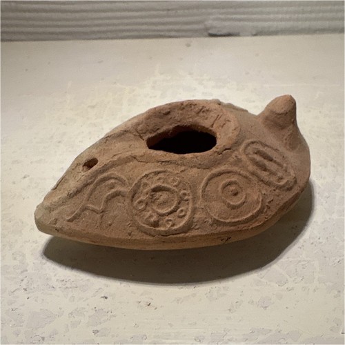 Ancient roman oil lamp - ancient,