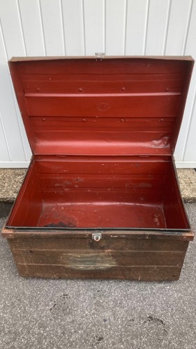 Very large old metal storage