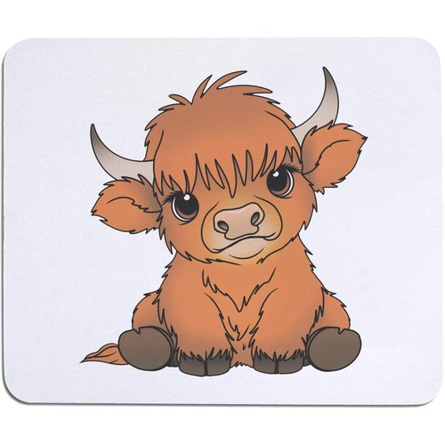Baby highland cow mouse - 'baby, cow'