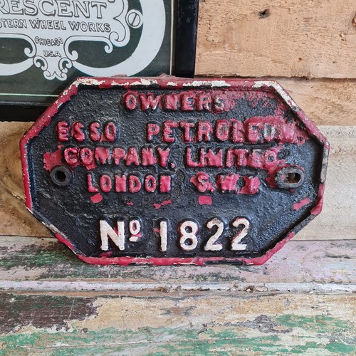 Esso petroleum cast - petroleum, iron