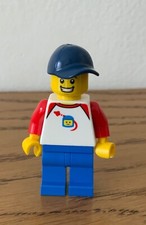 LEGO BOY MALE MINI FIGURE  ASTRONAUT / SPACE IMAGE ON T-SHIRT EXCELLENT L@@K