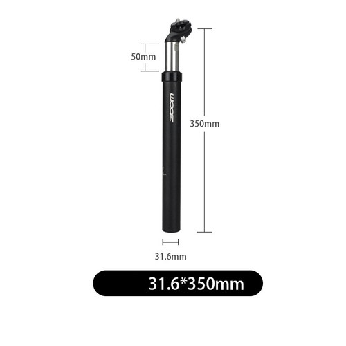 Zoom black 6x350mm road - zoom, 31.6x350mm