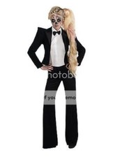 Womens Adult Lady Gaga Tuxedo