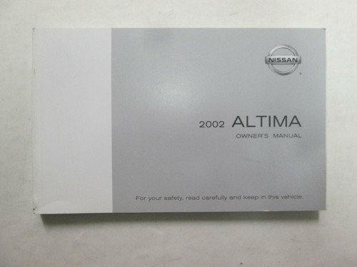 2002 nissan altima owners - 2002,