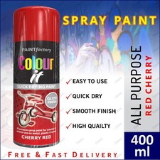 All Purpose Spray Paint Aerosol Matt Gloss Satin Primer Metal Wood Plastic 400ml