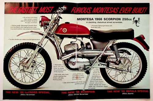 1966 montesa scorpion 250cc - 1966,