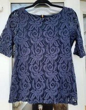 Phase Eight Navy Short Sleeved