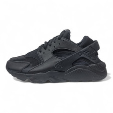 Nike Air Huarache By You ID Triple Black Customised Casual Trainers (FD9781 900)