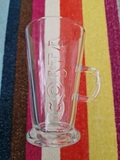Costa Coffee Latte Glasses x2