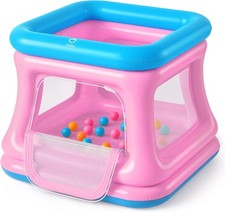 QPAU 3-in-1 Inflatable Bounce