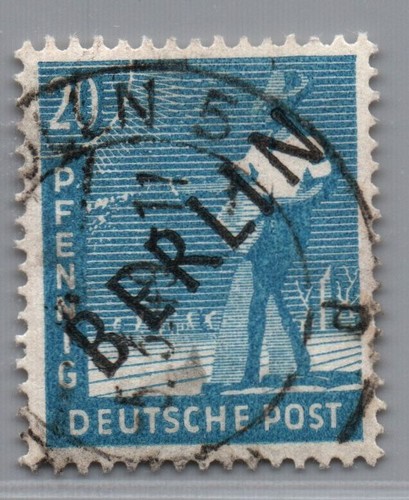 Berlin michel stamped - berlin,